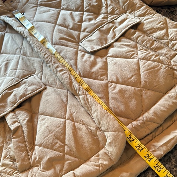 Russ Quilted Camel Puffer Jacket NWT M - Picture 11 of 14